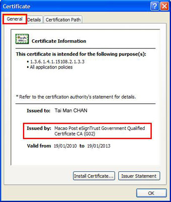 G02 certificate sample